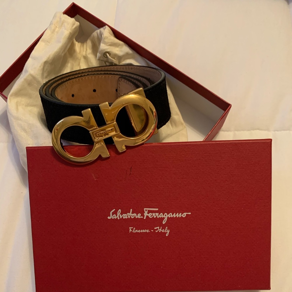 Salvatore Ferragamo belt is authentic